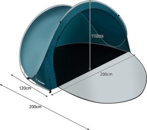 Trizand NAMIOT PLAŻOWY 200X120X110CM TRIZAND 21267 12