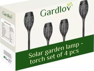 Gardlov LAMPA OGRODOWA SOLARNA - POCHODNIA ZEST.4 SZ.23560 7
