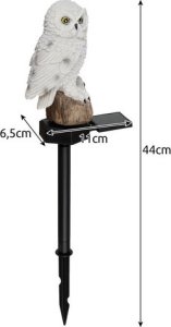 Gardlov LAMPA OGRODOWA SOLARNA - SOWA GARDLOV 23847 12