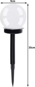 Gardlov Lampki ogrodowe - solarne kule, 6 szt. (23562) 11