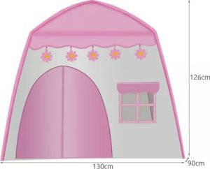 Kruzzel NAMIOT DLA DZIECI DOMEK + LAMPKI 23472 13