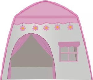 Kruzzel NAMIOT DLA DZIECI DOMEK + LAMPKI 23472 5