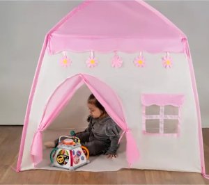 Kruzzel NAMIOT DLA DZIECI DOMEK + LAMPKI 23472 9