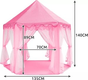 Kruzzel Namiot dla dzieci, różowy 11