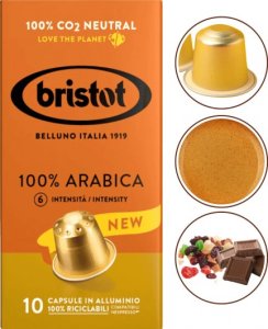 BRISTOT Kapsułki do Nespresso BRISTOT 100% ARABICA 10szt. 1