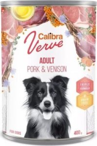 Calibra CALIBRA DOG VERVE GF ADULT PORK & VENISON- mokra karma dla psa - 400G 1