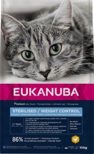 EUKANUBA EUKANUBA Adult Sterilised/Weight Control Rich in chicken - sucha karma dla kota - 10 kg 1