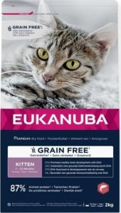 EUKANUBA EUKANUBA Grain Free kitten salmon - sucha karma dla kota - 2 kg 1