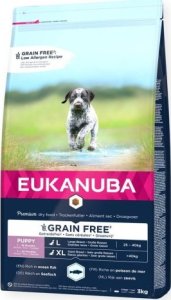 EUKANUBA EUKANUBA Szczenie duża rasa bez zbóż ryba oceaniczna - sucha karma dla psa - 3 kg 1