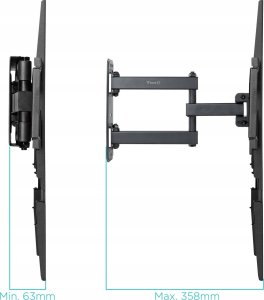 Fiber Mounts Otočný sklopný držák Tv Fiber Mounts FM78 3