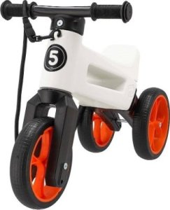 Rowerek biegowy Funny Wheels Rider White/Orange 1