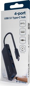 HUB USB Gembird GEMBIRD 4-port USB 3.1 Gen 1 Type-C hub 3