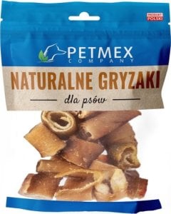 Petmex PETMEX - Chrupki ze skóry wieprzowej gryzak naturalny 100g 1