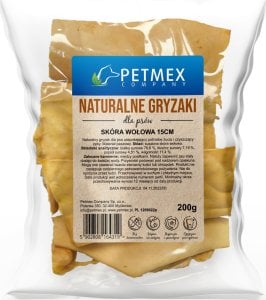 Petmex PETMEX Skóra wołowa gryzak naturalny 15cm 200g 1