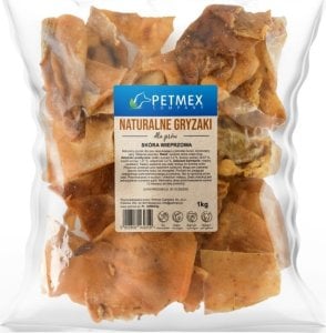 Petmex PETMEX Skóra wieprzowa gryzak naturalny 1kg 1