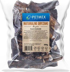 Petmex PETMEX - Płuco baranie gryzak naturalny 500g 1