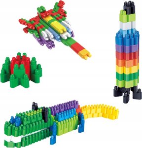 Askato Klocki małych geniuszy - Cegiełki 498 elementów 4