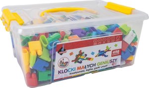 Askato Klocki małych geniuszy - Cegiełki 498 elementów 5