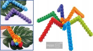 Askato Klocki małych geniuszy śrubki 252 elementy 5
