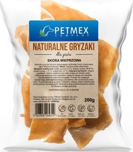 Petmex PETMEX Skóra wieprzowa gryzak naturalny 200g 1