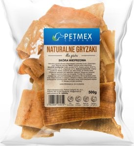 Petmex PETMEX Skóra wieprzowa gryzak naturalny 500g 1