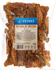 Petmex PETMEX - Filet drobiowy gryzak naturalny 500g 1