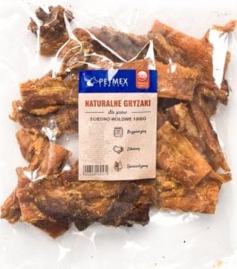 Petmex PETMEX Ścięgno wołowe gryzak naturalny 1kg 1