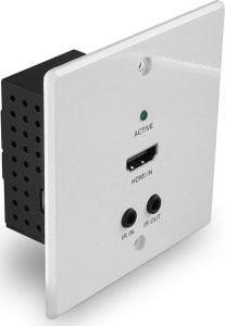 System przekazu sygnału AV Lindy Adap Lindy 70m Cat.6 HDMI 4K60 Wall Plate Extender 2