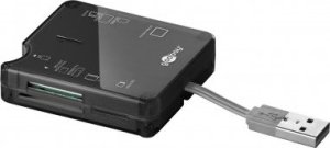 Czytnik Diverse Card Reader extern All-In-One USB 2.0 Black 480 Mbit/s, 6 Kartenschächte 1