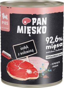 Pan Mięsko Karma dla Szczeniąt PAN MIĘSKO Indyk i Wołowina 800g 1