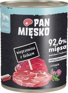 Pan Mięsko Karma dla Psa PAN MIĘSKO Wieprzowina i Dzik 800g 1