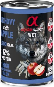 Alpha Spirit Mokra karma dla psa Alpha Spirit Anchois z jabłkiem 400g 1