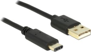Kabel USB Delock USB-A - USB-C 2 m Czarny (83327) 1