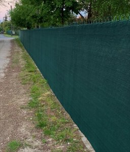 Linarem SiatkiSieci SIATKA CIENIUJĄCA 90% MASKUJĄCA MATA OSŁONOWA NA OGRODZENIE PŁOT 1,8x25m UV 6