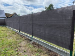 Linarem SiatkiSieci SIATKA CIENIUJĄCA 1,2x25m OSŁONA MASKUJĄCA NA OGRODZENIE PŁOT 75% GRAFITOWA 3