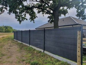 Linarem SiatkiSieci SIATKA CIENIUJĄCA 95% OSŁONA 2x25m ANTRACYT MASKUJĄCA NA OGRODZENIE PŁOT 8