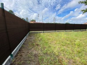 Linarem SiatkiSieci SIATKA CIENIUJĄCA 95% BRĄZOWA 1,2x25 MASKUJĄCA OSŁONA NA OGRODZENIE PŁOT UV 8