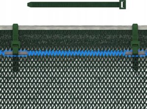 Linarem SiatkiSieci SIATKA CIENIUJĄCA 2x25m MASKUJĄCA OSŁONA NA OGRODZENIE PŁOT 75% +UV 7