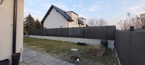 Linarem SiatkiSieci SIATKA CIENIUJĄCA 2x50m OSŁONA MASKUJĄCA NA OGRODZENIE PŁOT 75% GRAFITOWA 2