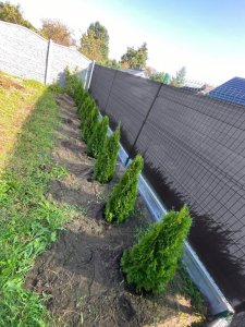 Linarem SiatkiSieci SIATKA CIENIUJĄCA 2x50m OSŁONA MASKUJĄCA NA OGRODZENIE PŁOT 75% GRAFITOWA 5
