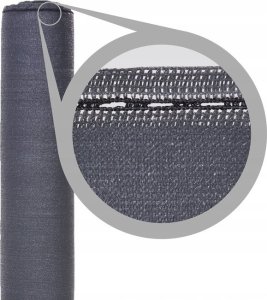 Linarem SiatkiSieci SIATKA CIENIUJĄCA 90% OSŁONA PŁOT GRAFIT 1,2x10 UV 5