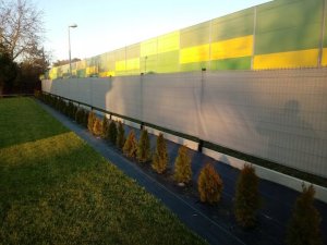 Linarem SiatkiSieci SIATKA CIENIUJĄCA 95% MASKUJĄCA 2x50m OSŁONA NA PŁOT OGRODZENIE SZARA +UV 5