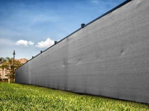 Linarem SiatkiSieci SIATKA CIENIUJĄCA 95% MASKUJĄCA 2x50m OSŁONA NA PŁOT OGRODZENIE SZARA +UV 8