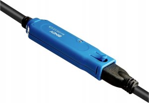 Kabel USB Lindy USB-C - USB-A 8 m Czarno-niebieski (43381) 3