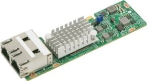 Kontroler SuperMicro Supermicro Micro-LP NIC Netzwerkkarte Dual-Port RJ-45 10 Gbit LP AOC-CTGS-I2T-O 1