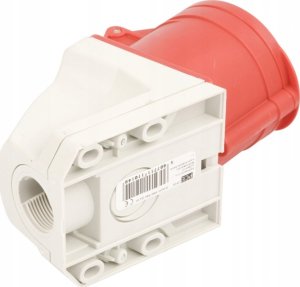 PCESP Gniazdo siłowe natynkowe stałe 32A 5P 400V IP44 PCE 125-6k mała obudowa czerwone 4