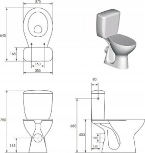 Deska sedesowa Sourcing TOILET COVER SENATOR 5