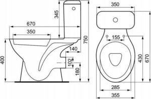 Deska sedesowa Sourcing TOILET COVER SENATOR 9