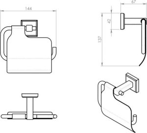 Sourcing TOILET PAPER HOLDER COLORADO 6925 13 2