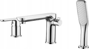 Bateria wannowa Sourcing 3- HOLE BATH TUB MIXER SIROS CHROME 4